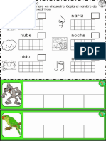 Actividades para Trabajar Nombres Con Sílabas