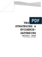 H006 - Testing Strategies & Evidence-gathering