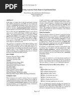 Curve Fitting Analytical Modes To Experimental Data