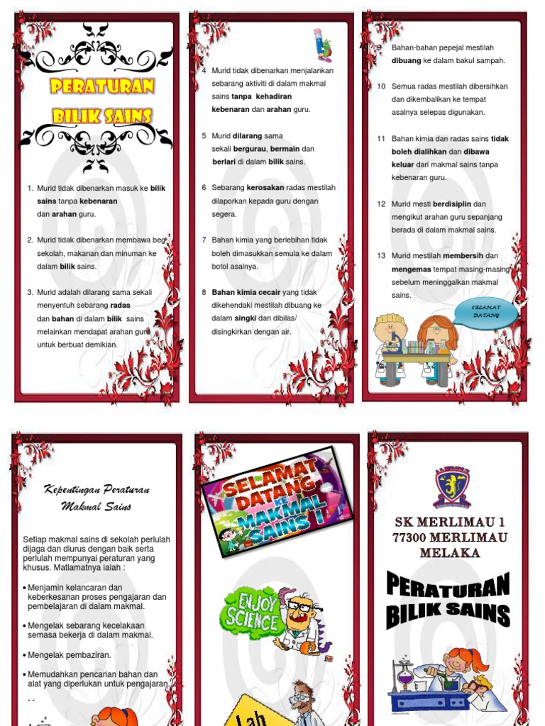 Peraturan Bilik Sains
