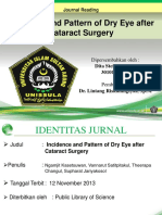 Incidence and Pattern of Dry Eye After Cataract Surgery