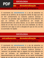 O Olhar Da Sociologia