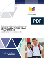 2017 Ecuador Eftp Protocolos Embarazo Maternidad Paternidad PDF