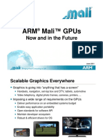 ARM Technical Symposium ARM GPUs Now and in The Future