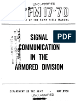 FM17-70 Signal Communication in The Armored Division 1950