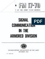 FM17-70 Signal Communication in the Armored Division 1957