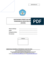 Instrumen Pemetaan Mutu PAUD Tahun 2017