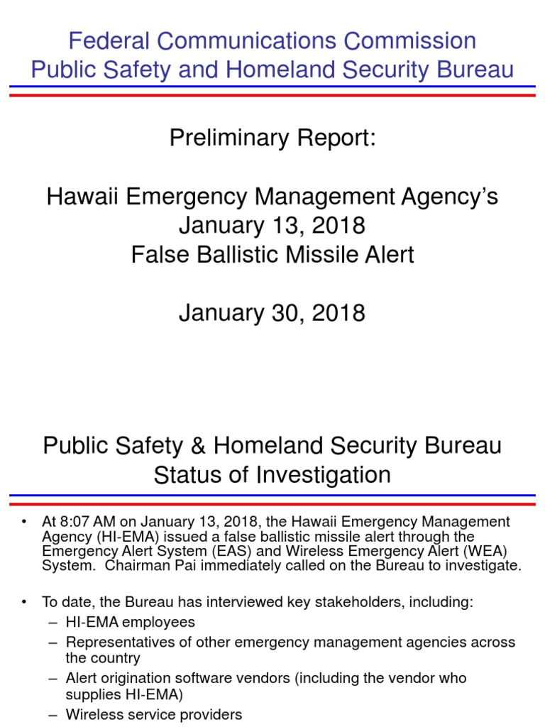 Read Preliminary FCC Report | PDF | Federal Communications Commission ...