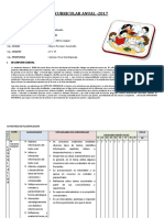 Programación Anual de 3° A 6° - 2017