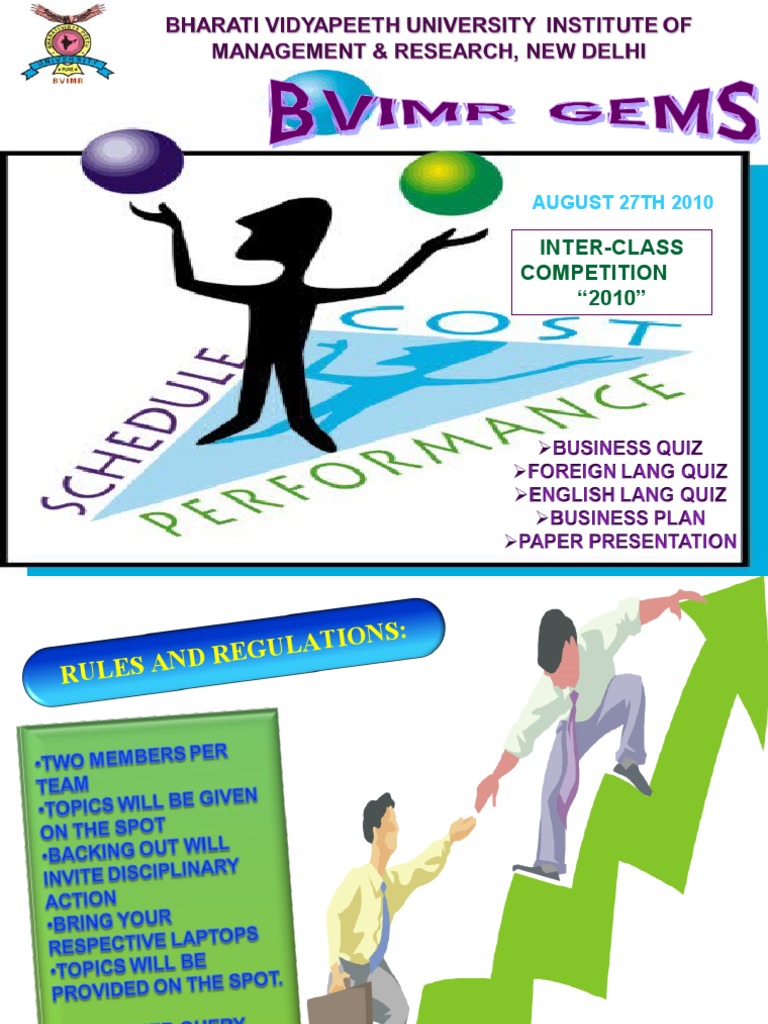 2010 Inter-Class Competition Rules | PDF | Business | Computers