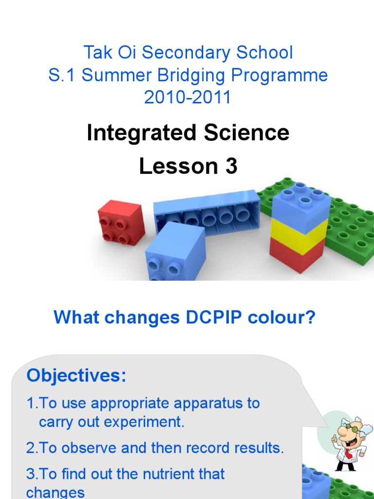 DCPIP Experiment: Vitamin C Detection | PDF | Nature | Diet & Nutrition