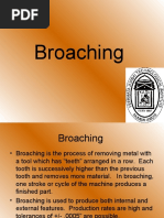 Spline Broaching