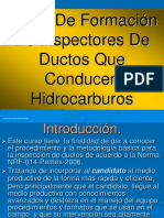 Curso para Inspectores de Ductos