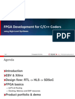 2017 10 24 FPGA Development For C C++ Using HLS