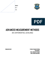Advanced Measurement Methods: #1-Differential Leveling