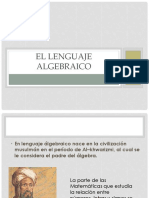 El Lenguaje Algebraico