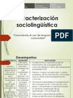 Caracterizaci - N Socioling - ¡Stica