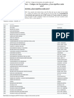 SIAF Perú - Códigos de Documentos ¿Que Significa Cada Uno - PDF