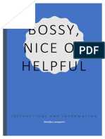 Being Bossy or Helpful Text Types