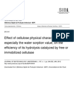 Effect of Cellulose Physical Characteristics