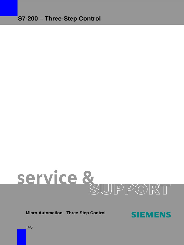 Micro Automation - Three-Step Control | PDF | Control System | Control ...