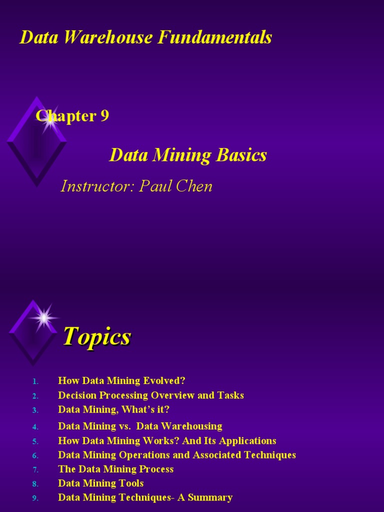 Data Warehouse Basics for Beginners | PDF | Data Mining | Prediction