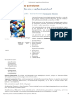 Clasificación de Las Quinolonas - QuimiNet