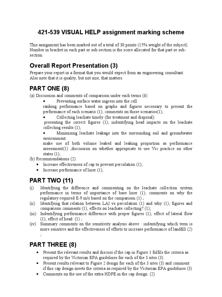 Visual Help Assignment Marking Scheme | PDF | Technology & Engineering