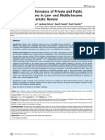 Comparative Performance of Private and Public Healthcare Systems in Low-And Middle-Income Countries: A Systematic Review