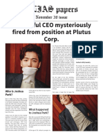 Successful CEO Mysteriously Fired From Position at Plutus Corp