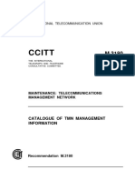 Ccitt: Catalogue of TMN Management Information