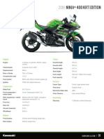 Kawasaki Latin America Specification Sheet