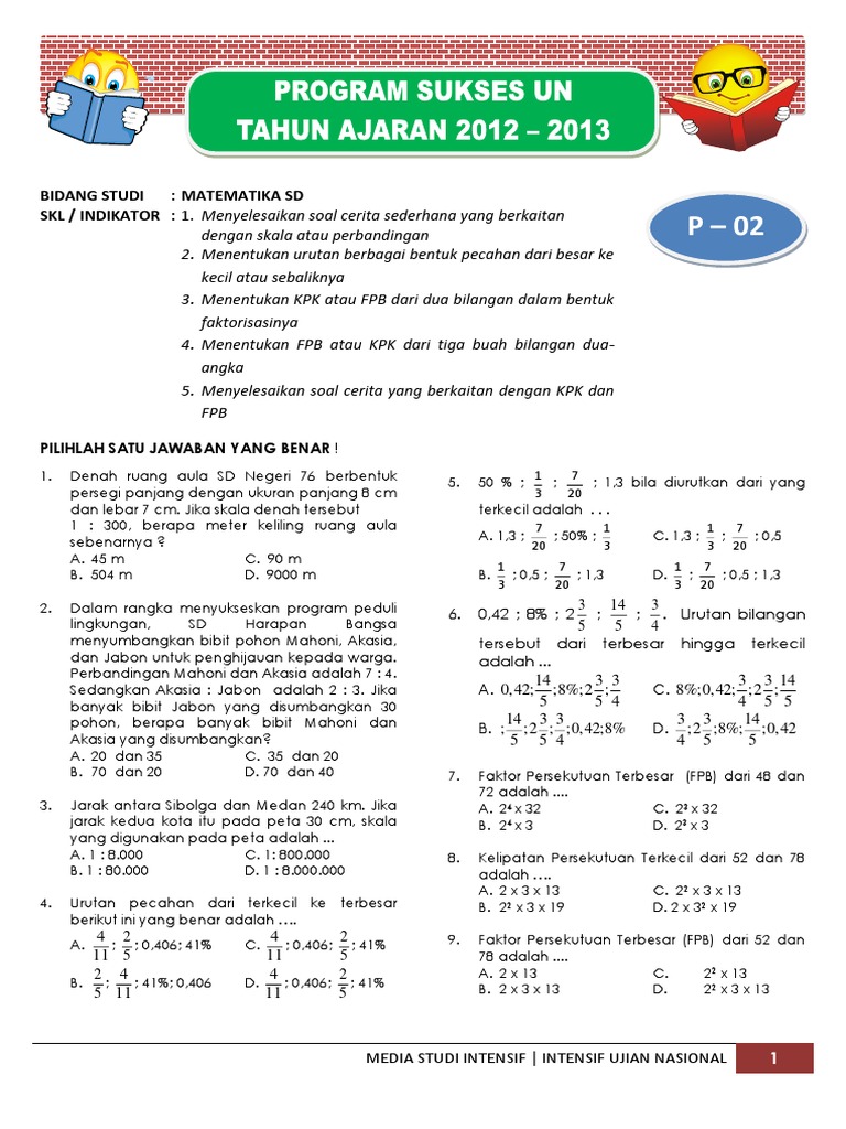 Pretest Mat Sd 02