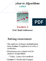 Introduction To Algorithms: Prof. Shafi Goldwasser
