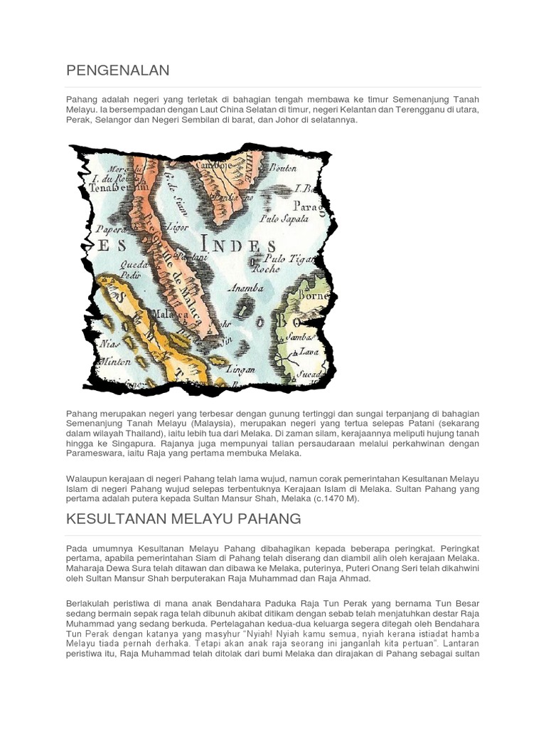 Kesultanan Pahang Docx