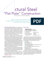 Structural Steel: "Flat Plate" Construction