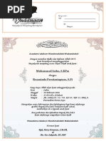 42 Contoh Undangan Pengajian Nikah Gratis Terbaik