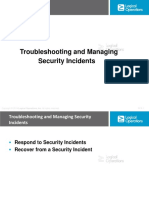 9. Troubleshooting and Managing Security Incidents (21)