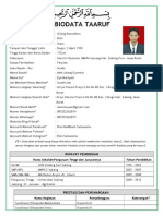 Format Biodata Ta A Ruf