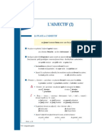 Place de L'adjectif PDF