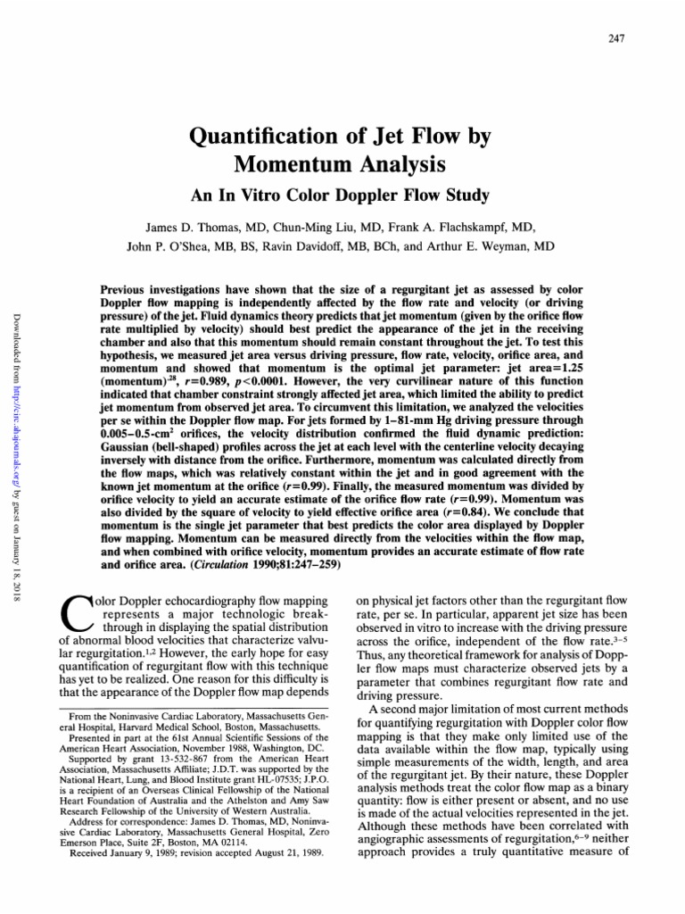 Quantification: of Analysis | PDF | Fluid Dynamics | Momentum