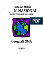 Ringkasan Materi UN Geografi SMA 2012