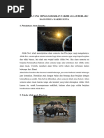 Download PERISTIWA YANG MENGGAMBARKAN TAKDIR ALLAH BERLAKU BAGI SEMUA MAKHLUKNYAdocx by DwiadjAyu SN370404462 doc pdf