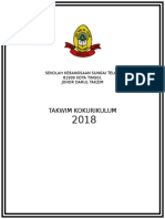 Takwim Kokurikulum Unit Dan Kelab 2018