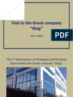 visit to the greek company skag