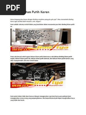 Lukisan Hitam Putih Kerendocx