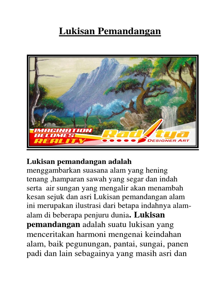 Lukisan Pemandangan