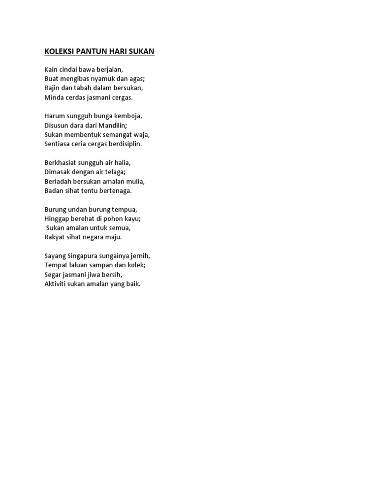 Koleksi Pantun 1 Pdf