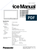 Panasonic Gph10de Chassis Th50pz700b Sm