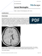 Imaging in Bacterial Meningitis: Overview, Radiography, Computed Tomography